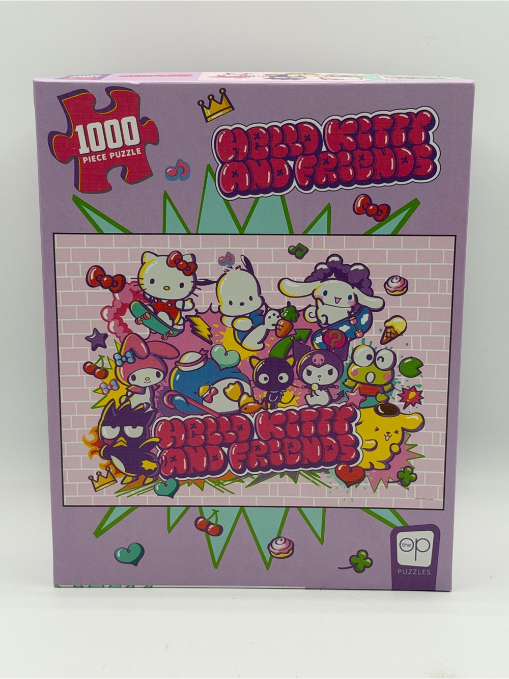 Hello Kitty & Friends Tokyo Skate 1000 Piece Jigsaw Puzzle - Complete Set